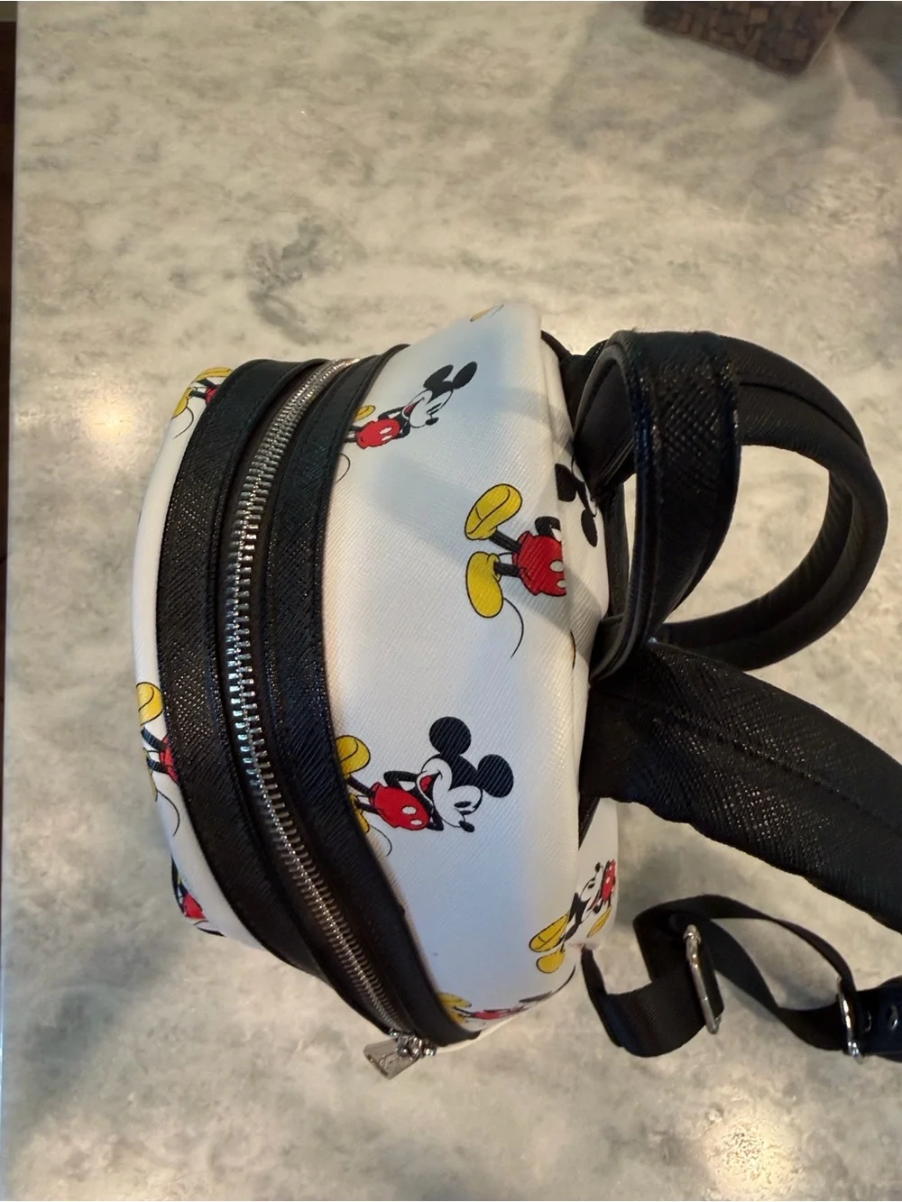 Loungefly Disney Mickey Mouse White Kids Mini Backpack